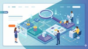 Современная иллюстрация процесса цифровизации управления и аудита IT-инструментов для повышения эффективности территориальных объединений
